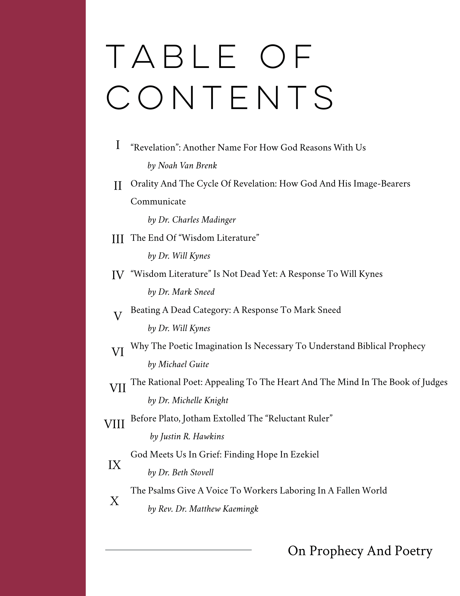 2026 ToC 1 | Center for Hebraic Thought