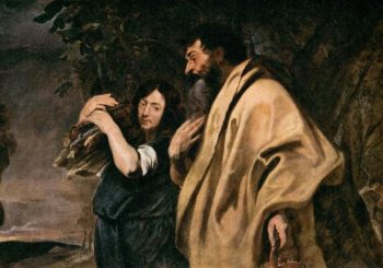 Painting of Isaac and Abraham