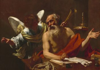 St. Jerome and the angel painting